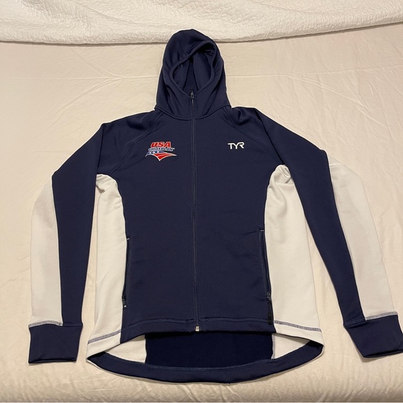 USA Triathlon TYR Alliance Victory Warm-Up Jacket - Picture 1 of 5